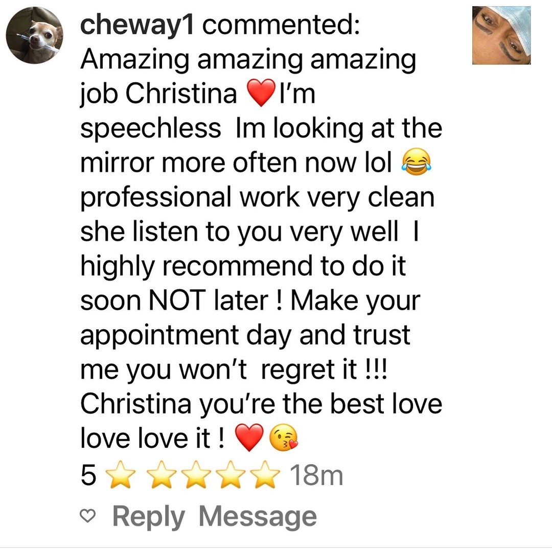 Thanks!! I love getting reviews from my clients!! Want to help a girl out. Leave a review on google for Wink & Inked. They mean the world to me and help others to find me. The best thing I could ask for. Not sure how to leave a google review just let me know and I will personally send you a link. 😇😇😇😇😇😇😇😇😇😇
#nhwinkbabe #winkandinked #nhbrows #nhbrowsalon #derrynh #derrybrows #derryblogger #nhblogger #nhsalon #nhbrowspecialist #nhbrowartist #nheyelinertattoo #nhbrowtattoo #microbladingnh #nhmicroblading #browsnh #manchesternh #nashuanh #nhfashion #nhliptattoo #nhtattoo #cosmetictattoonh #nhwinkbrows #nhpermanentmakeup #newhampshire #603brows #nhpowderbrows #nhmakeupartist #nhmakeup #nhlashes